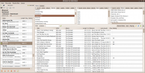 Screenshot of gmusicbrowser for UI Hall of Shame